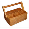 Totally Bamboo Lattice Flatware Caddy